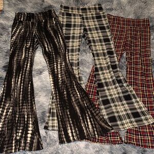 3 Pair of Flare Pants for Women